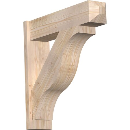 Ekena Millwork Funston Smooth Craftsman Outlooker, Douglas Fir, 7 1/2"W x 30"D x 30"H OUT08X30X30FST04SDF